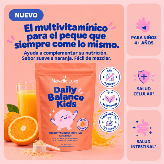 Novelle Luxe™ Daily Balance Kids – Multivitamínico Infantil