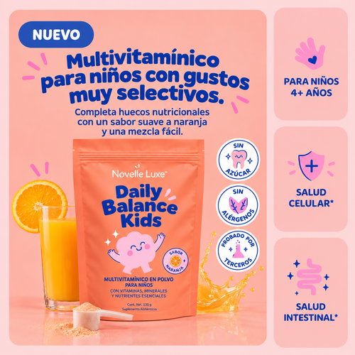 Novelle Luxe™ Daily Balance Kids – Multivitamínico Infantil
