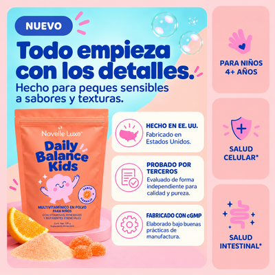 Novelle Luxe™ Daily Balance Kids – Multivitamínico Infantil