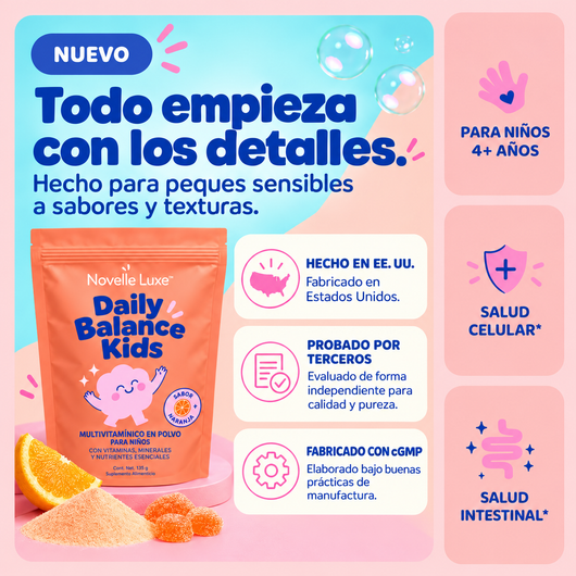 Novelle Luxe™ Daily Balance Kids – Multivitamínico Infantil