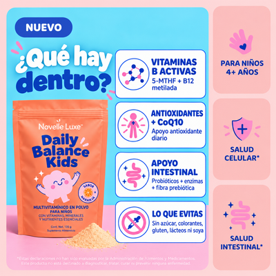 Novelle Luxe™ Daily Balance Kids – Multivitamínico Infantil