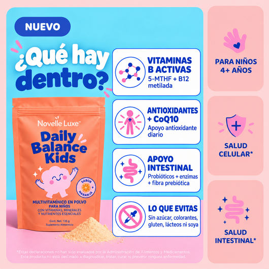 Novelle Luxe™ Daily Balance Kids – Multivitamínico Infantil
